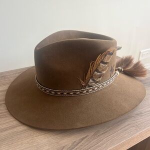 Kemo Sabe Aspen Custom Brown Stetson 6X Miniturn Felt Cowboy Hat